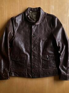 LVC Menlo COSSACK Leather Jacket M イタリア製 世界限定500着 コサックジャケット A-1 レザージャケット LEVI