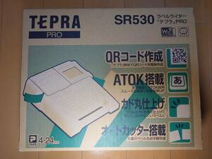 【1回使用中古状態良】キングジム TEPRA PRO テプラ ラベルライター SR530 