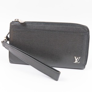 41135★1円スタート★LOUIS VUITTON ルイヴィトン 美品 ジッピードラゴンヌ LV金具 L字ファスナー タイガ 長財布 レザー ノワール