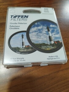 Tiffen ティッフェン 82MM CIRCULAR POLARIZER FILTER 82CP 円偏光 フィルター サーキュラーP.L コントラスト上昇 反射除去 2023年12月購入