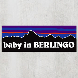 P【baby in BERLINGO/ベビーインベルランゴ】マグネットステッカー