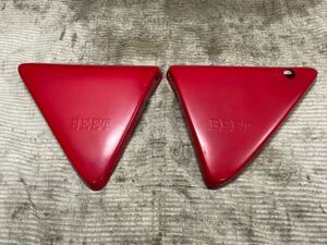ヤマハ XJ400E/D(4GO) 社外品(BEET) FRP サイドカバー左右セット 赤 塗装劣化小 ラスト1個 塗装ベース