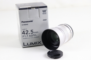 Panasonic H-HS043 LUMIX G 42.5mm パナソニック ルミックス カメラ レンズ 1:1.7/42.5 ASPH 37 オートフォーカス 018JSNJO53