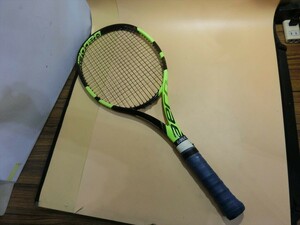 T【ル4-36】【140サイズ】Babolat バボラ/PURE AERo 2 ピュアアエロ 硬式用 テニスラケット/※傷汚れ有