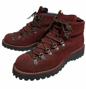 USA製 Danner 33521 MOUNTAIN LIGHT OILED BOB ダナー マウンテンライト オイルドボブ バーガンディー スエード US9.5EE 27.5㎝