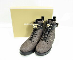 MICHAEL KORS マイケルコース Kincaid Leather Ankle Boot 49F1KIFE5L US6.5 24.5cm レディース ブーツ 靴 □UT9575