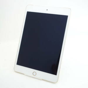 【ジャンク】iPad mini4 16GB ゴールド キャリア不明 Cellularモデル アクティベーションロック 電源NG 部品取り用