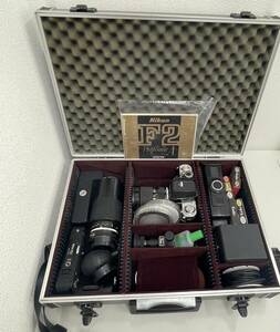 #10125AZ Nikon F2 35～70㎜ 1:3.5 80～200㎜ 1:4.5 MD-3 MB-2 DR-3 他 カメラアクセサリー まとめ売り ニコン 現状品
