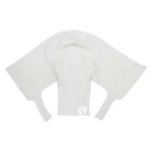 ISSEY MIYAKE イッセイミヤケ 23AW IM33KN289 EXUBERANCE TOP リブ ニット 変形 カットソー オフホワイト系 2【中古】