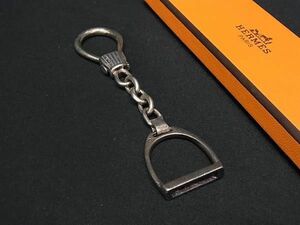 1円 HERMES エルメス エトリエ キーホルダー チャーム メンズ レディース シルバー系 AV7953