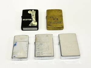 W549-T21-163 ▲ ZIPPO ジッポ オイルライター まとめ売り 5点 1987 1982 2002 1996 1994 喫煙具 ※火花あり ⑥