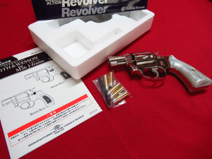SPG刻印有 未発火 タナカ S&W M36 CHIEFS SPECIAL j-frame series DOUBLE ACTION Revolver モデルガン 2インチ リボルバー 管理6k0215R-A07