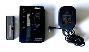 ☆☆AIWA アイワ HS-PX10 REMOTE カセットプレーヤー 電池及びアダプター付 ジャンク☆☆