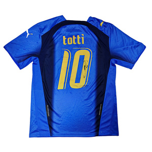 【証拠写真あり 】フランチェスコ トッティ 直筆サインユニフォーム イタリア代表 サッカー選手 稀少品
