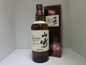 サントリー シングルモルト ウイスキー 山崎 700ml 43% SUNTORY YAMAZAKI 国産 未開栓 古酒 箱付き 発送先広島県限定 /B37266