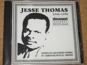 CD■JESSE THOMAS ジェシー・トーマス■COMPLETE RECORDED WORKS IN CHRONOROGICAL ORDER:1948-58小出斉のブルースCDガイドブック2000掲載