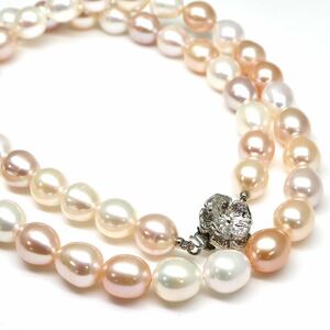 ◆本真珠ネックレス/ 15 ◆A 約53.0g 約53.5cm 8.5mm珠 pearl パール jewelry necklace ジュエリー DC0/DE0