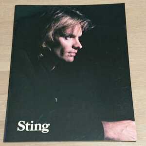 スティング STING NOTING LIKE THE SUN WORLD TOUR コンサートパンフレット