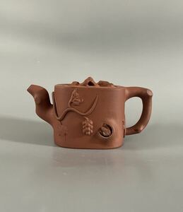 中国宜興紫砂 急須 茶器 茶壺 在銘 時代物 古美術 唐物 煎茶道具 