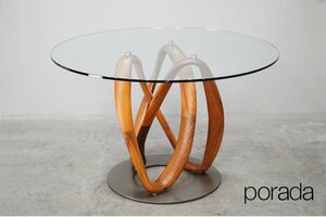 514 展示極美品 porada(ポラダ) INFINITY(インフィニティ) ダイニングテーブル ウォールナット イタリア製 ACTUS(アクタス)66万