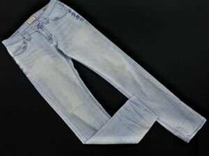 Yanuk ヤヌーク スキニー デニムパンツ size23/水色 ■■ ☆ eeb4 レディース