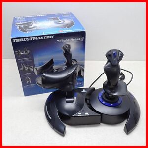 PS4/PC プレステ4/パソコン スラストマスター T.Flight Hotas 4 プラグアンドプレイ対応ジョイスティック Thrustmaster 箱付 ジャンク【20