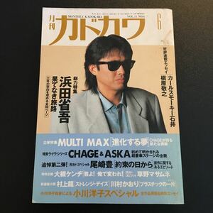 月刊カドカワ 1993年 6月号 浜田省吾