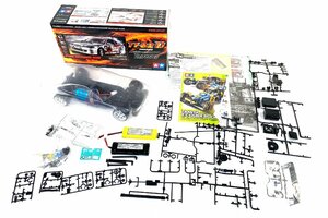 【中古・ジャンク品】タミヤ 1/10 電動RC・4WD レーシングカー ニスモ COPPERMIX シルビア TT-02D シャーシ.,