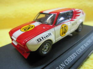 EBBRO 624 1/43 NISSAN CHERRY COUPE TS RACING 1973 長谷見 昌弘（ ニッサン チェリークーペ レーシング