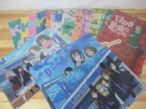 Q40▽けいおん！ ローソン限定オリジナルクリアファイル18枚セット 平沢唯 秋山澪 琴吹紬 中野梓 放課後ティータイム K-ON!! 230606