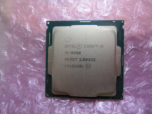 1480CPU Intel Core i5 8400 2.80GHZ SR3QT 動作品