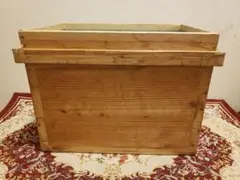 昭和レトロ 木製 お茶箱 収納 蓋欠品 ガーデニング