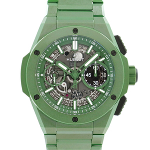 ウブロ（HUBLOT）ビッグ・バン インテグレーテッド グリーンセラミック 451.GX.5220.GX 42mm 世界限定250本 腕時計 メンズ 新品