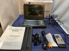 ワンセグTV付ポータブルDVDプレーヤー 9インチ PDVD-W927-BK