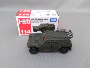 トミカ No.114 自衛隊 軽装甲機動車 赤箱 ロゴ白字 ベトナム製 タカラトミー