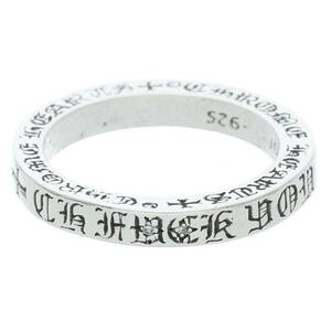 クロムハーツ Chrome Hearts 3mm SPACER FUCKYOU 2P DIA/3mmスペーサーファックユー サイズ:19号 2Pダイヤ/シルバーリング 中古 OS06