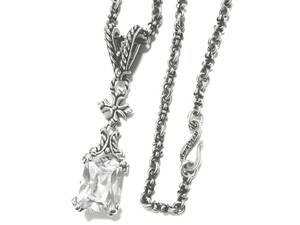 ☆美品 定価￥126,500 本物 正規品 ロイヤルオーダー Antoinette w/ CZ ＆ Tiny C Chain　Special Set Items ネックレスシルバー925☆