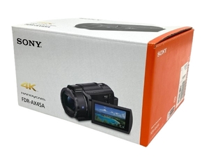 【動作保証】SONY FDR-AX45A デジタル ビデオ カメラ 4K ハンディカム ブロンズ ブラウン ソニー 未使用 M8763434