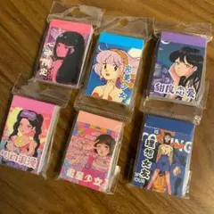 6冊セット 豆本　ステッカー　シール　アニメ　漫画　女の子　サブカル　コラージュ