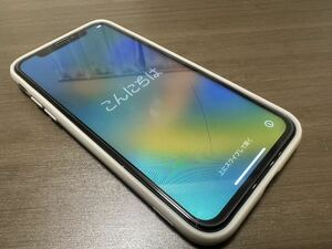 iPhone X 256GB シルバー ロックなし 中古品