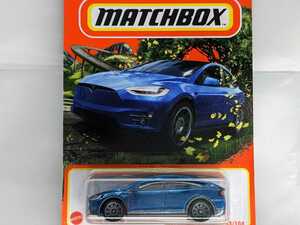 US版 マッチボックス テスラ モデルX 青 MATCHBOX TESLA MODEL X 30782 HFN93