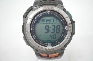 [4-54] CASIO SPORT カシオ PRO TREK プロトレック PRW-1000J-1JR 腕時計 トリプルセンサー タフソーラー デジタル 電波時計 多機能