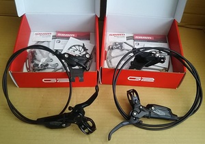 SRAM G2 RSC ブレーキ 前後SET 中古品 ローター１８０