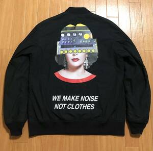 UNDERCOVER 18ss ボンバージャケット MA1 バックプリント we make noise not clothes