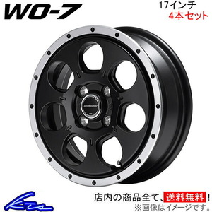 MID ロードマックス WO-7 4本セット ホイール ランドクルーザープラド【17×7.5J 6-139 INSET25】120系 ROADMAX WO7 アルミホイール