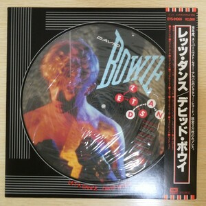 LP5934☆帯付/ピクチャーレコード「デビッド・ボウイ / レッツ・ダンス / EYS-91069」