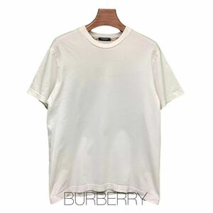 Burberry, バーバリー, 白 ,半袖Tシャツ , 古着, 福助株式会社, Lサイズ