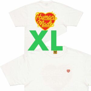 【新品 白XL 24SS HUMAN MADE HEART BADGE T-SHIRT】 ヒューマンメイド tシャツ ハート ロゴ logo nigo kaws verdy girls don