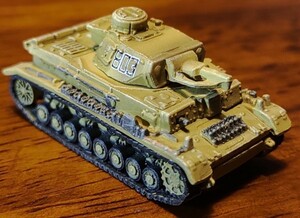 マイクロアーマー　第15弾　1/144　Ⅳ号戦車　D型　第21戦車師団　アフリカ軍団　北アフリカ　1941年　ドイツ陸軍　童友社　4号　電撃戦