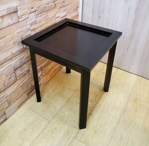 ① Cassina カッシーナ East by Eastwest サイドテーブル イースト バイ イーストウェスト SELENE side table セレーネ 正方形 ブラック 黒